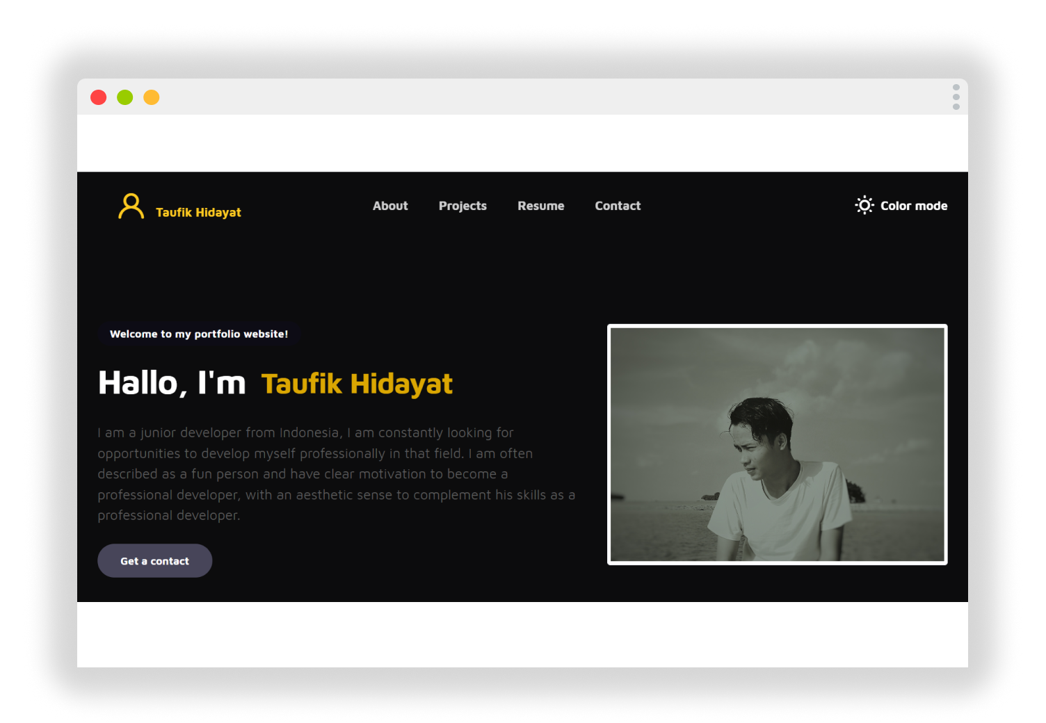 website template image
